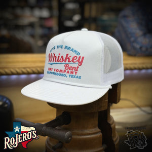 WHISKEY BENT CAPS |  CALI CAP WHITE WHITE