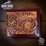 “ FLINT “ | IRON SPUR WESTERN CO. BI-FOLD WESTERN WALLET HANDMADE