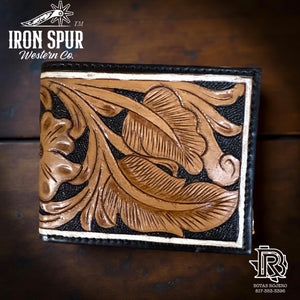 “ WADE “ | IRON SPUR WESTERN CO BI-FOLD  WALLET HANDMADE