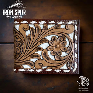 “ GARRETT “ | IRON SPUR WESTERN CO.  BI-FOLD WESTERN WALLET HANDMADE