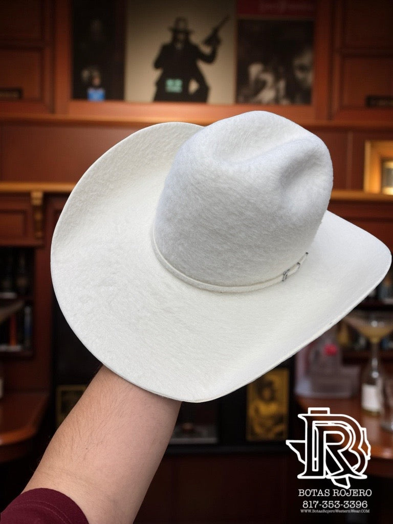 10x GRIZZLY | WHITE RODEO KING WESTERN COWBOY FELT HATS