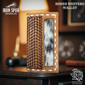 “ LEO “ | IRON SPUR ™️ RODEO WESTERN WALLET HANDMADE