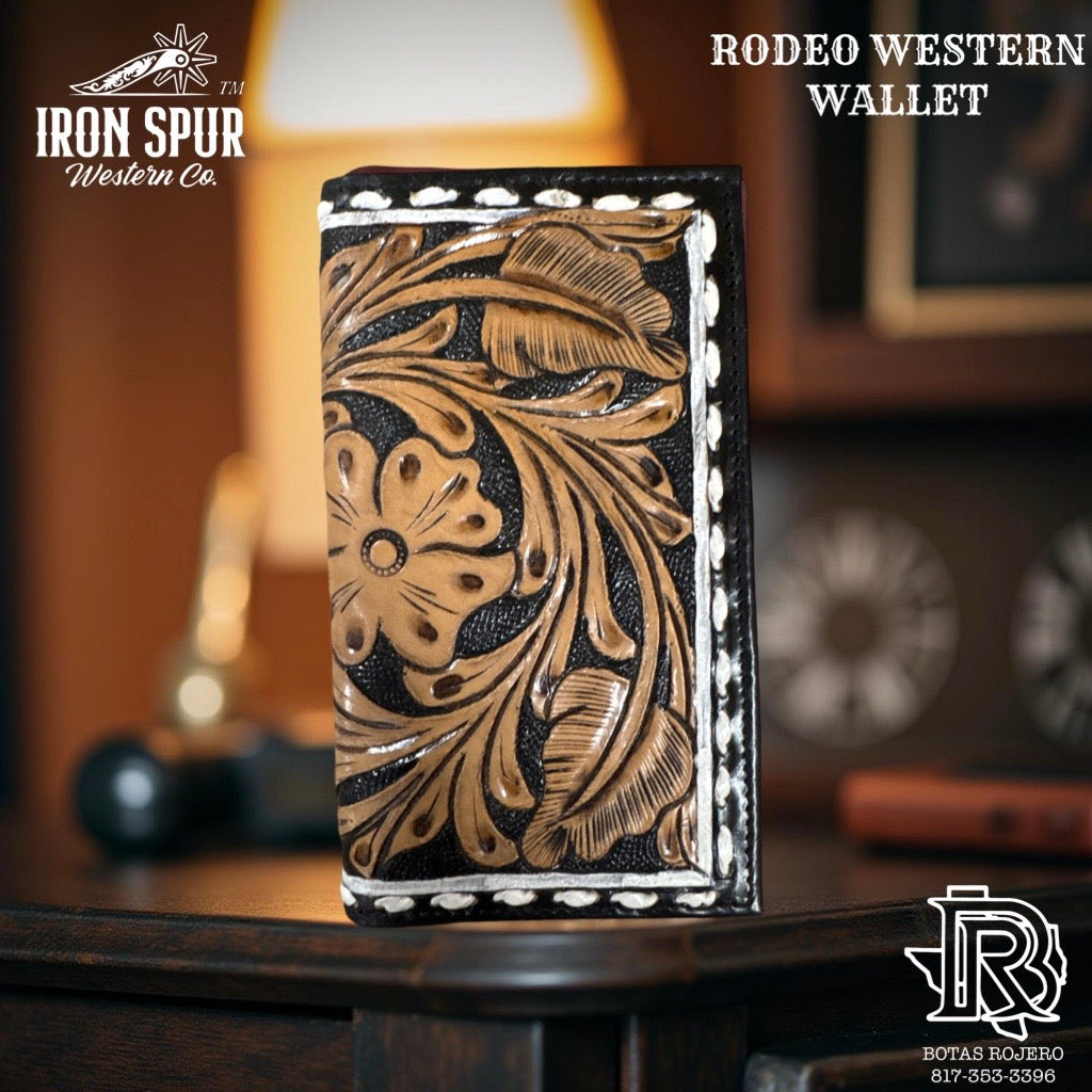“ WADE “ | IRON SPUR ™️ RODEO WESTERN WALLET HANDMADE