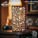‘’GARRETT ‘’ IRON SPUR WESTERN CO. WALLET LONG WALLET