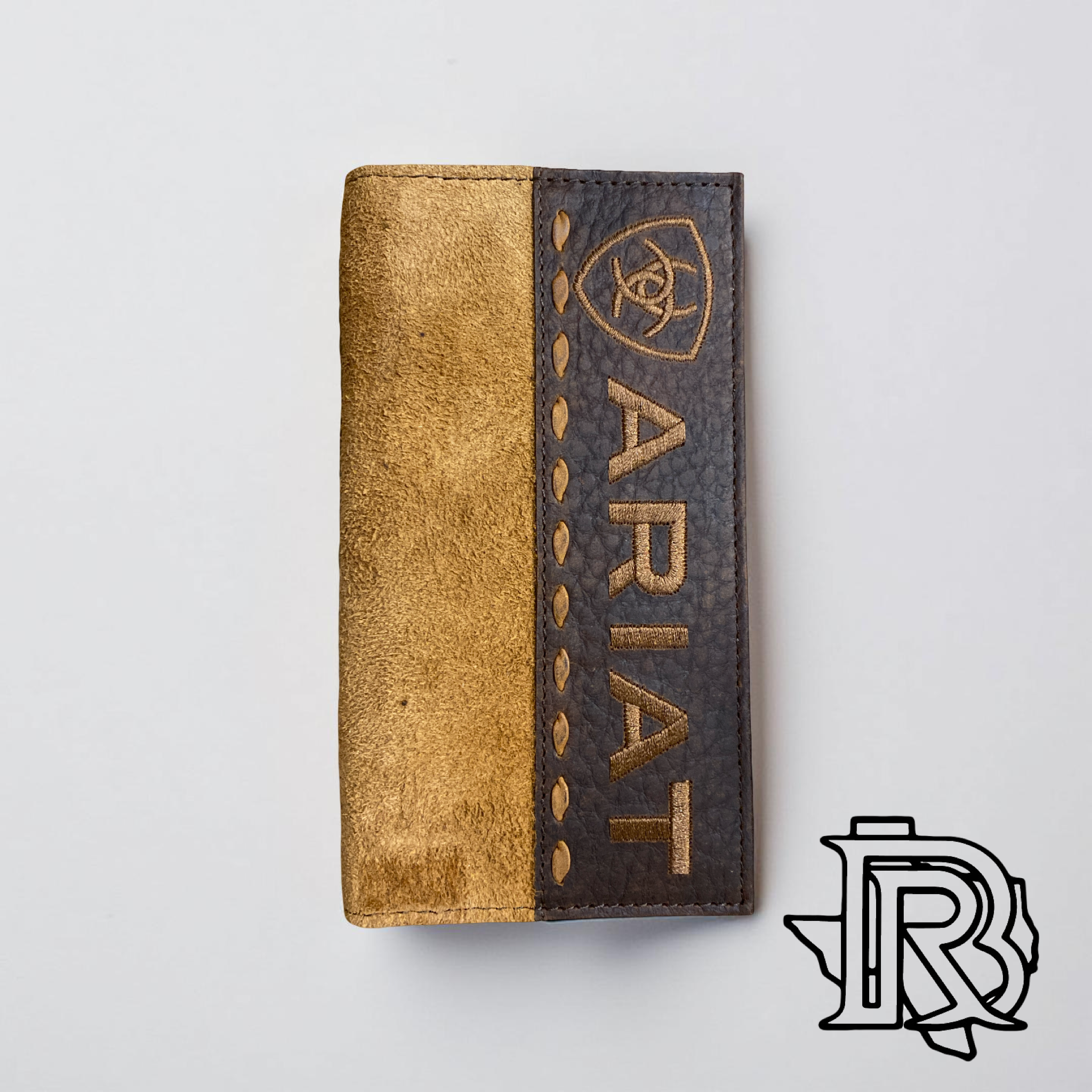 ARIAT RODEO ROUGHTOUT CROCODILE TAN WALLET |A3560808