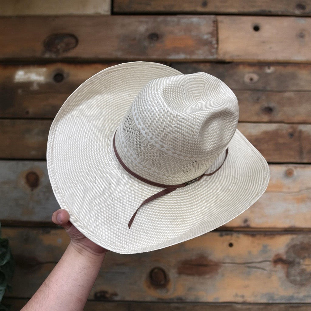 “ 6600 ” | AMERICAN HAT COWBOY  STRAW  HAT 4 1/4"