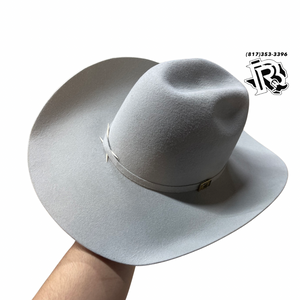 “ Santiago “ | MEN WOOL COWBOY HAT SILVERGREY OPEN CROWN