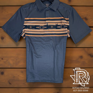 MEN’S CINCH ARENAFLEX GRAY POLO |MTK1863041