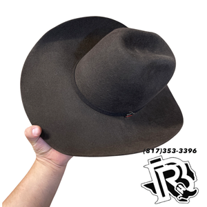 “ Eric “ | MEN WOOL COWBOY HAT CHOCOLATE OPEN CROWN