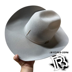 “ Santiago “ | MEN WOOL COWBOY HAT SILVERGREY OPEN CROWN