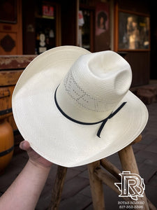 “ CROSS “ | RODEO KING STRAW COWBOY HAT IVORY