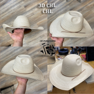 “ Waxahachie “ | MEN WESTERN COWBOY STRAW HAT 4 1/4 INCH BRIM