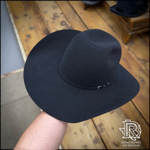 7X BLACK | RODEO KING FELT COWBOY HAT