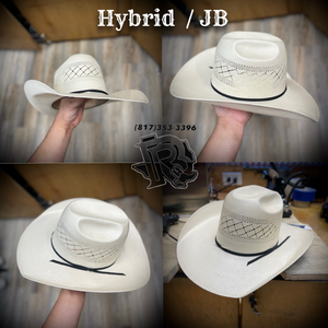 “ DOUBLE DIAMOND “ | COWBOY WESTERN STRAW HAT IVORY RODEO KING 4 1/4” brim