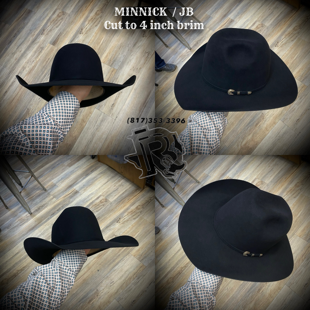 100X BLACK | RODEO KING FELT COWBOY HAT