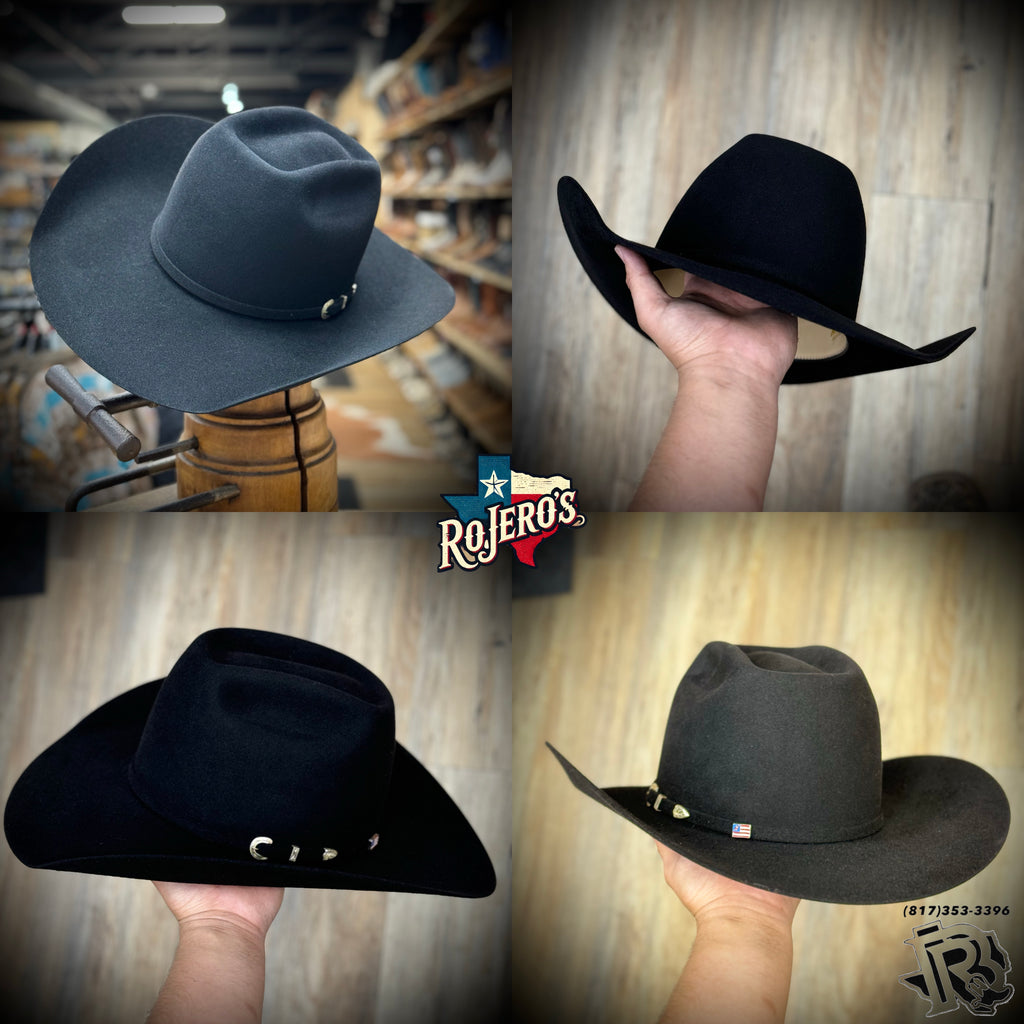 40X BLACK | AMERICAN HAT COWBOY FELT HAT