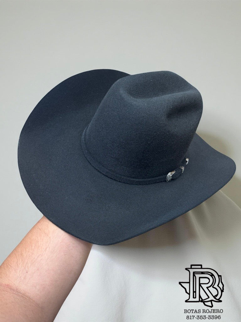 4X BLACK | IRON SPUR ™️ WOOL HAT CROWN 6” BRIM 4 1/4 “