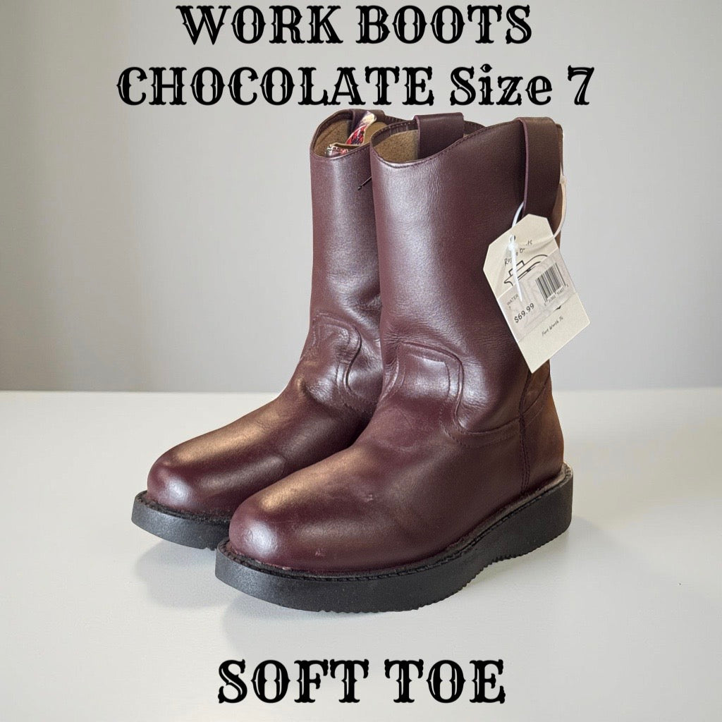 WATER RESISTANT WORK BOOTS