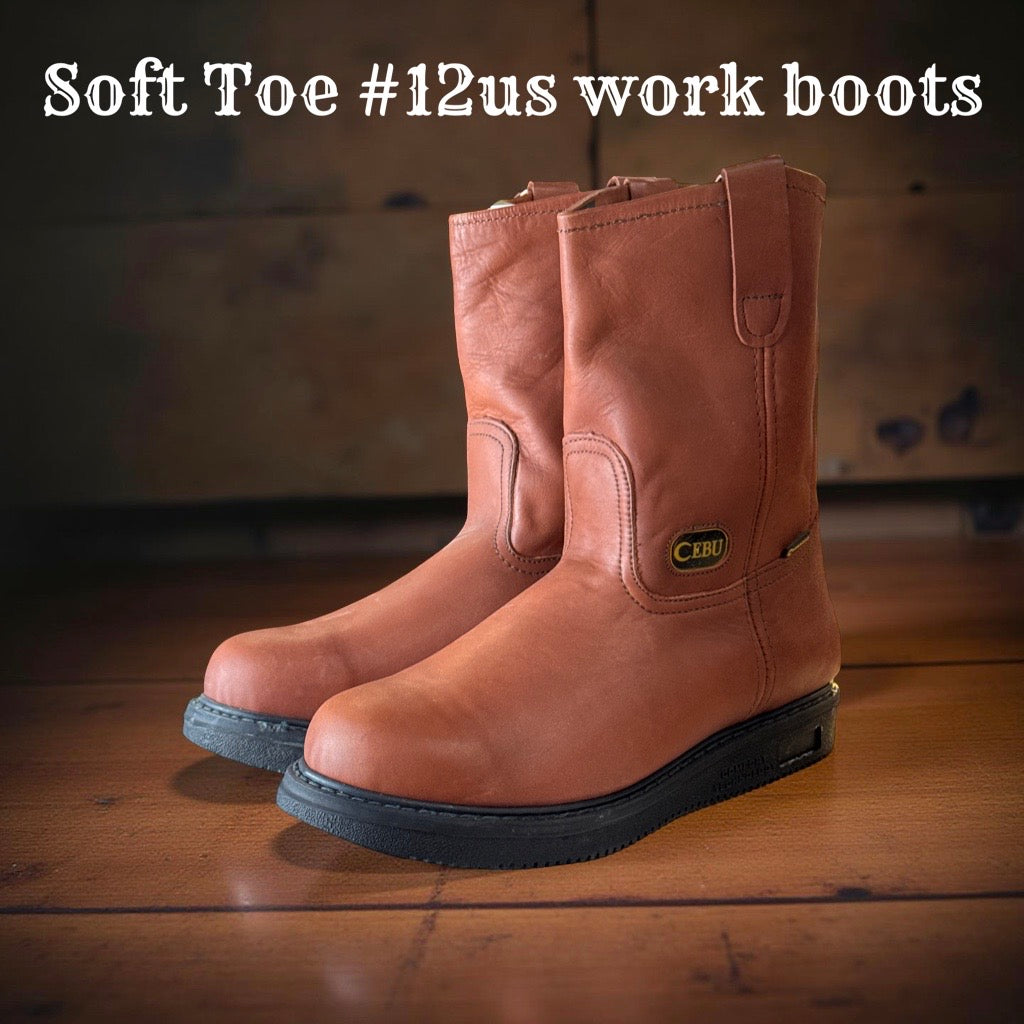 CEBU ORANGE WORK BOOTS