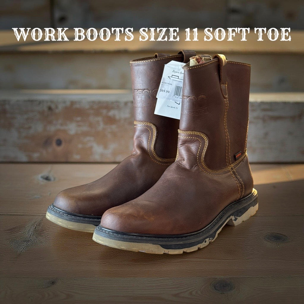 ACERO WORK BOOTS SOFT TOE SIZE 11