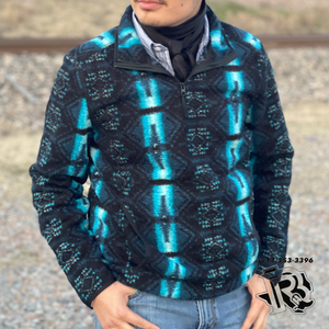 Men’s Rock & roll teal pullover | BM91C02296