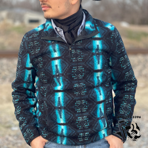 Men’s Rock & roll teal pullover | BM91C02296