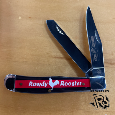“ Rowdy Rooster “ | WHISKEY BENT POCKET WESTERN KNIFE WB11-33