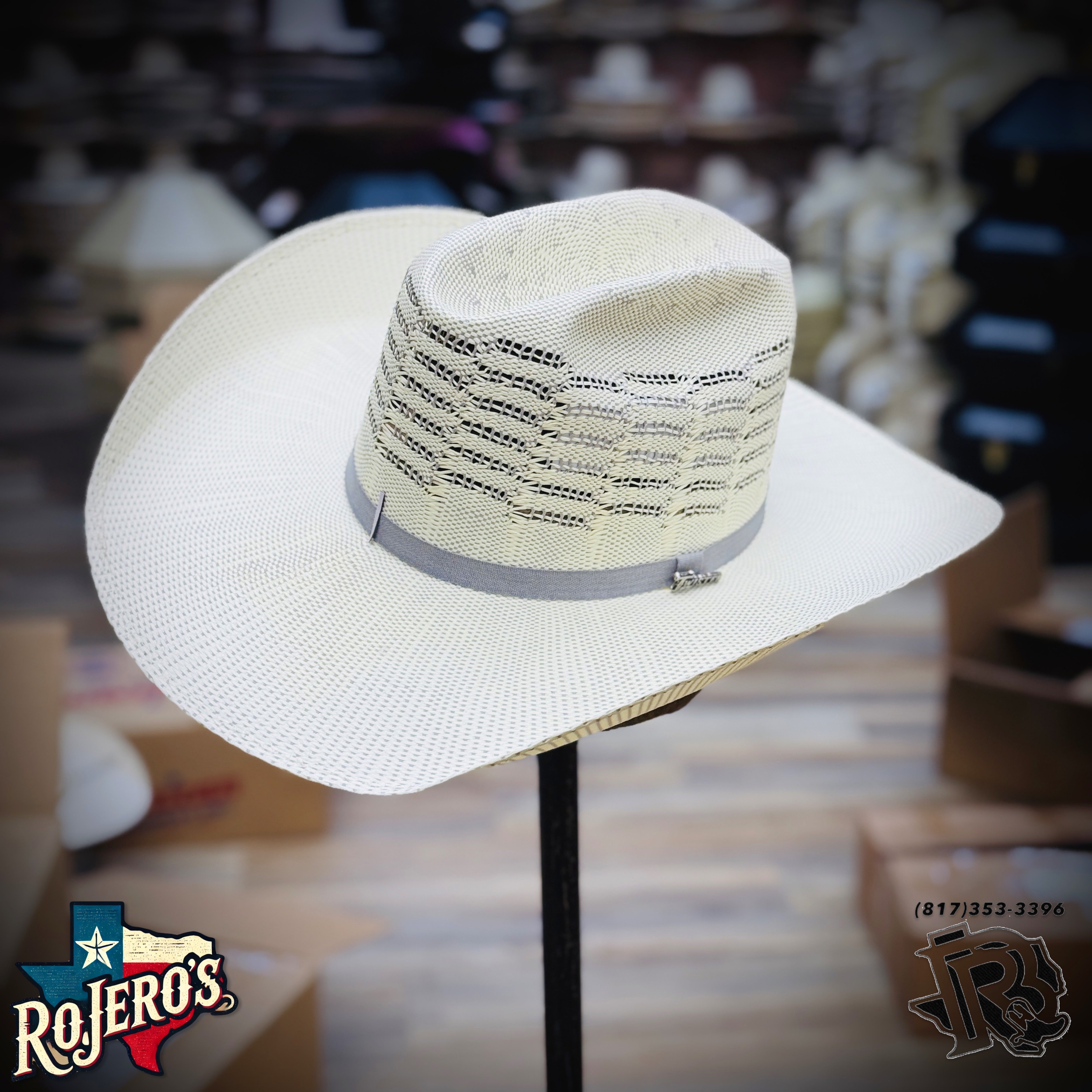 “ Rafael “ | TWISTER BANGORA GREY COWBOY STRAW HAT T71277