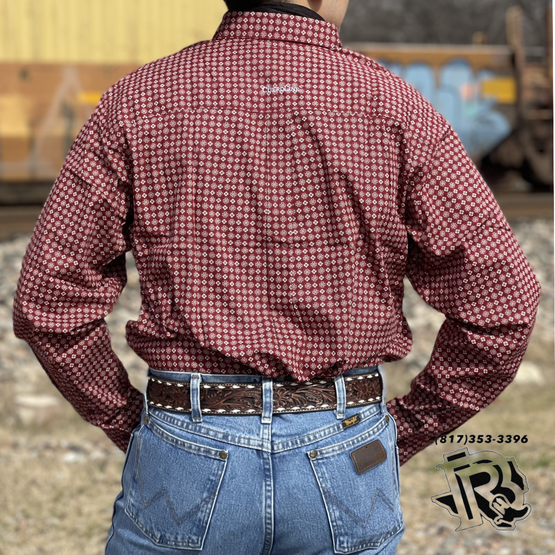 ‘’OLIVER’’| MENS RED WESTERN SHIRT