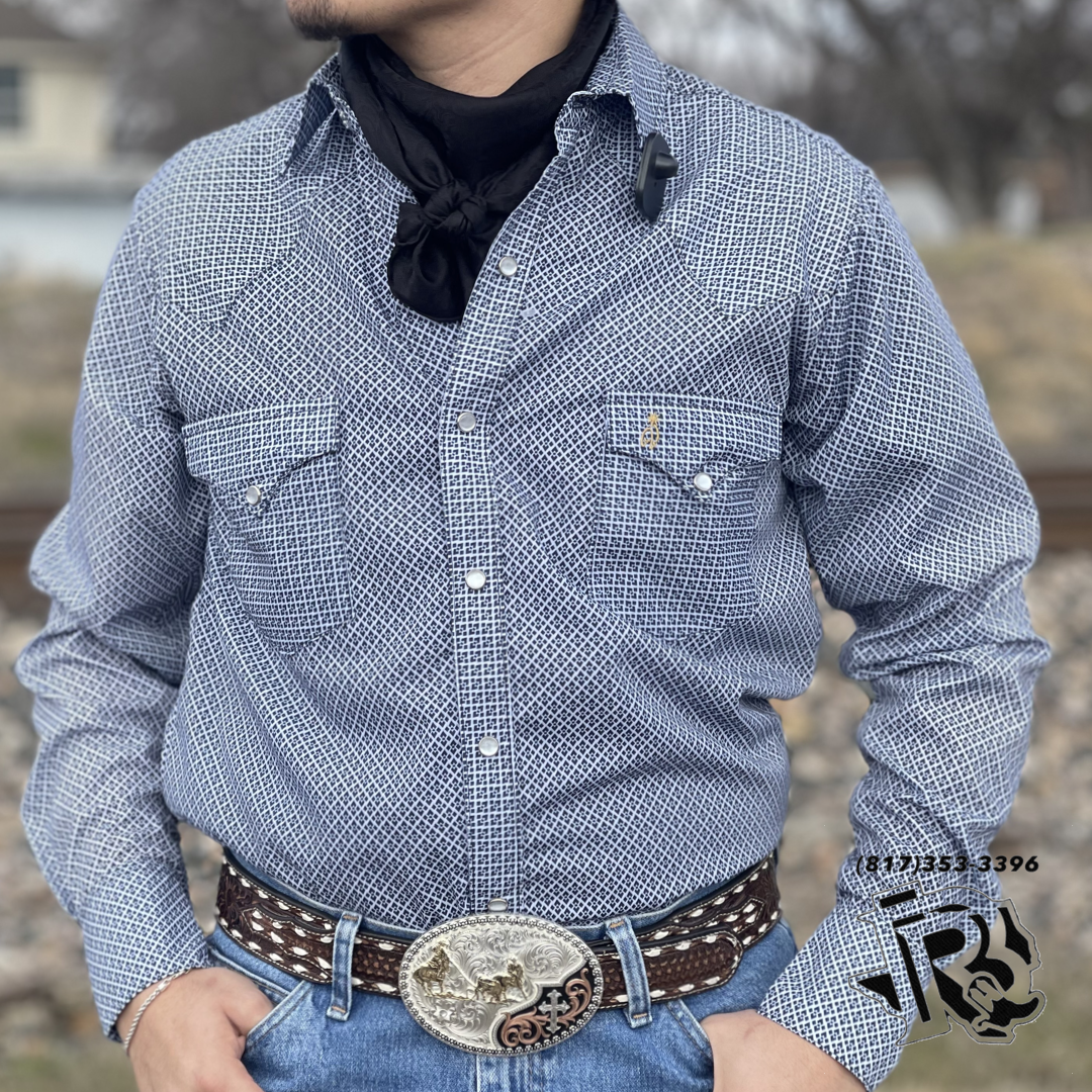 Mens aztec sales western shirt