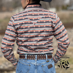 “ ANDREW “ | MEN WESTERN SHIRT AZTEC SNAP BUTTON