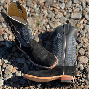 ‘‘ AARON’’ MENS ANDERSON BEAN BLACK NAKED DEERTAN BOOTS | 338184