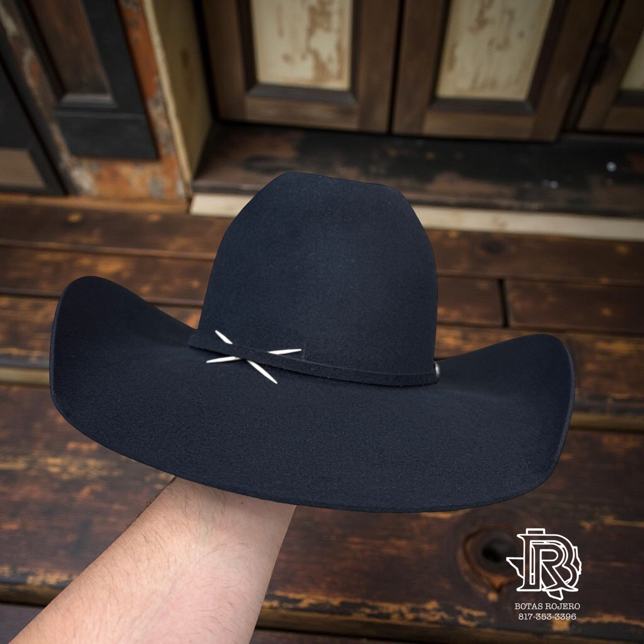 7X BLACK | RODEO KING FELT COWBOY HAT
