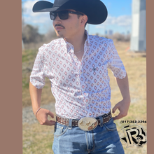 Load image into Gallery viewer, MENS ARIAT TERRANCE SHORT SLEEVE WHITE SHIRT | 10048372
