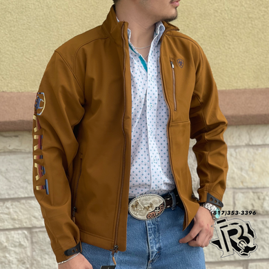 “ Chestnut “ | Men Ariat Orange Brown Softshell Jacket Outerwear 10041612
