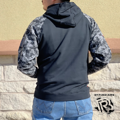 Ariat Men s Black Digi DuraStretch Patriot FR Work Hoodie