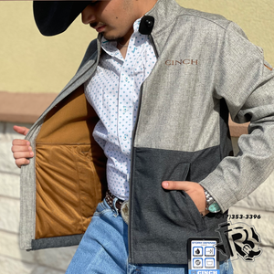CINCH | MEN  JACKET LIGHT GREY / DARK GREY