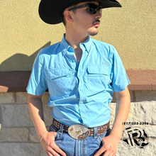 Load image into Gallery viewer, Mens ariat vented outbound fitted short sleeve shirt | 10049018