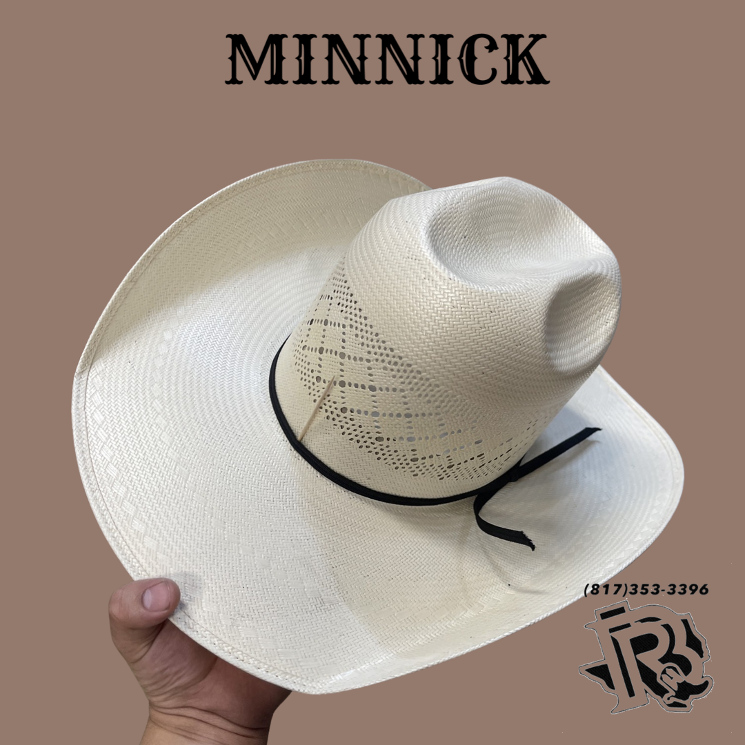 “ DOUBLE DIAMOND “ | COWBOY WESTERN STRAW HAT IVORY RODEO KING 4 1/4” brim