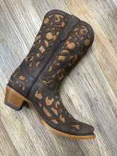 Load image into Gallery viewer, “ STEPHANIE “ | WOMEN WESTERN BOOTS BROWN CORRAL E1302