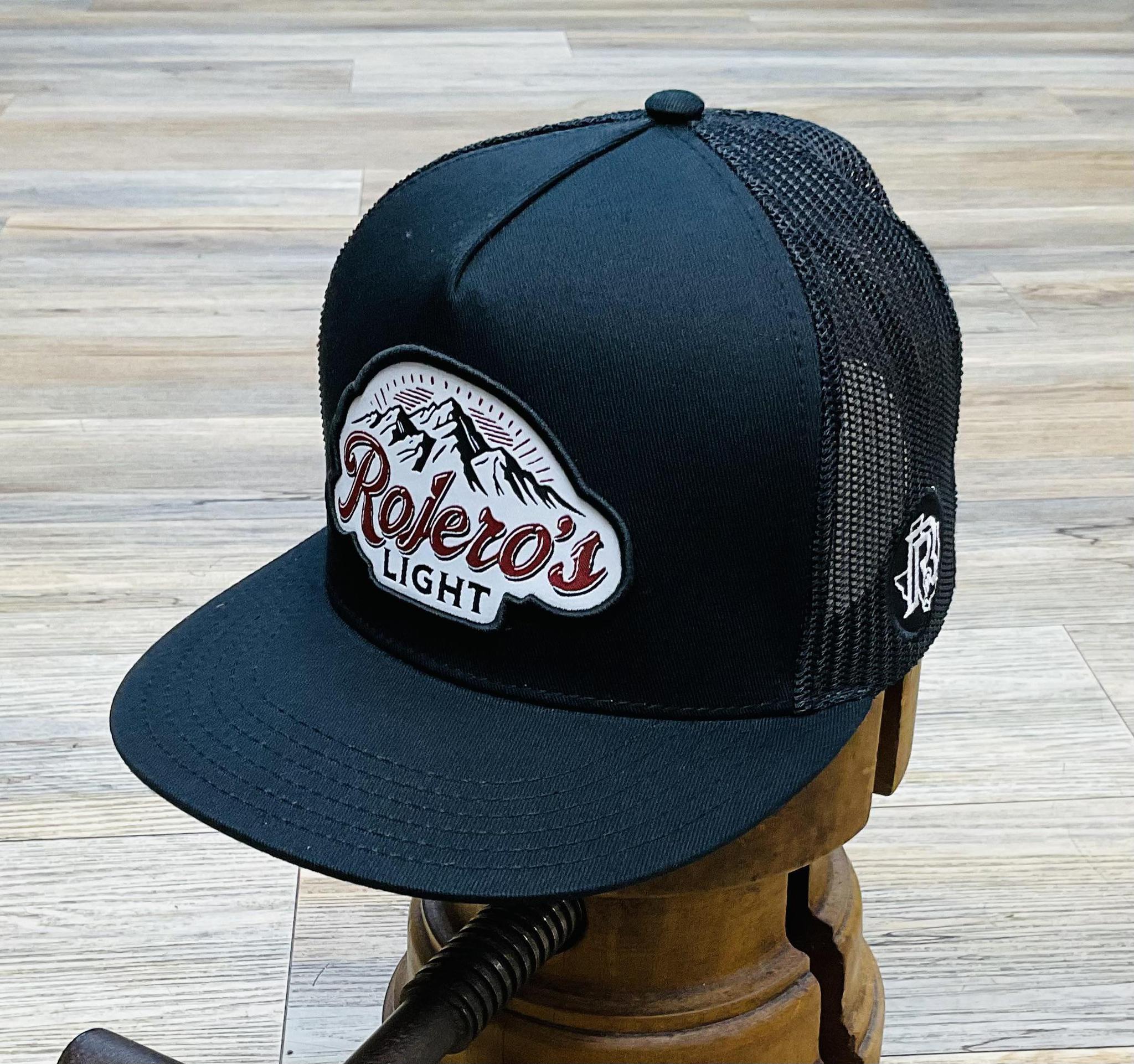 BR CAP: ‘’ROJERO’S LIGHT’’ BLACK CAP