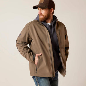 ARIAT MENS LOGO 2.0 SOFTSHELL BAYAN BARN JACKET | 10046728