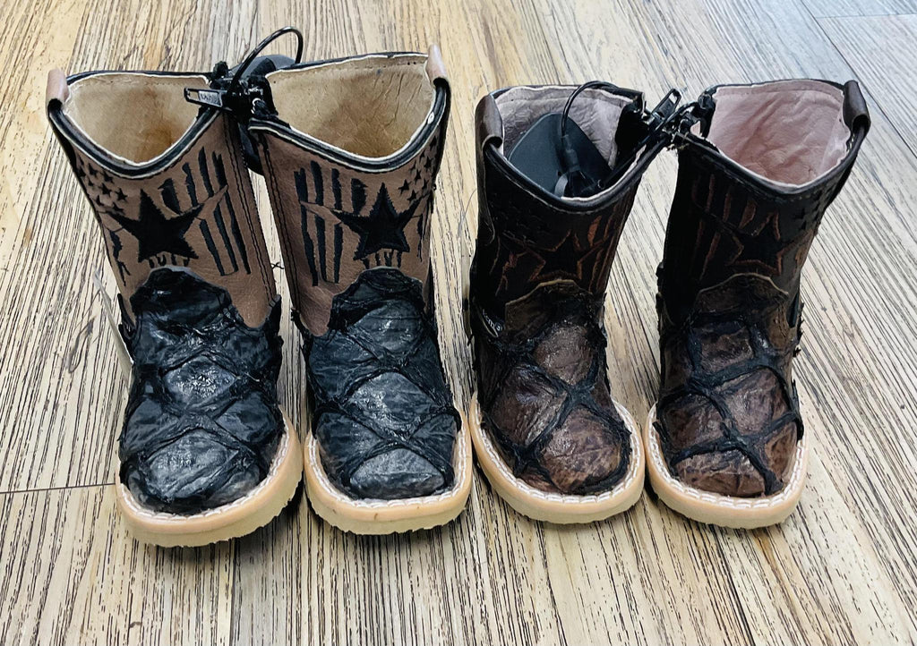 TODDLER BOOTS FI.SH PRINT