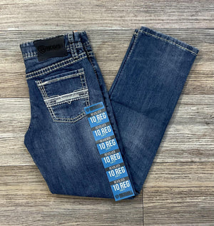 KIDS ROCK & ROLL SLIM FIT IVORY LEATHER MEDIUM WAS JEANS  | BB1RD05594