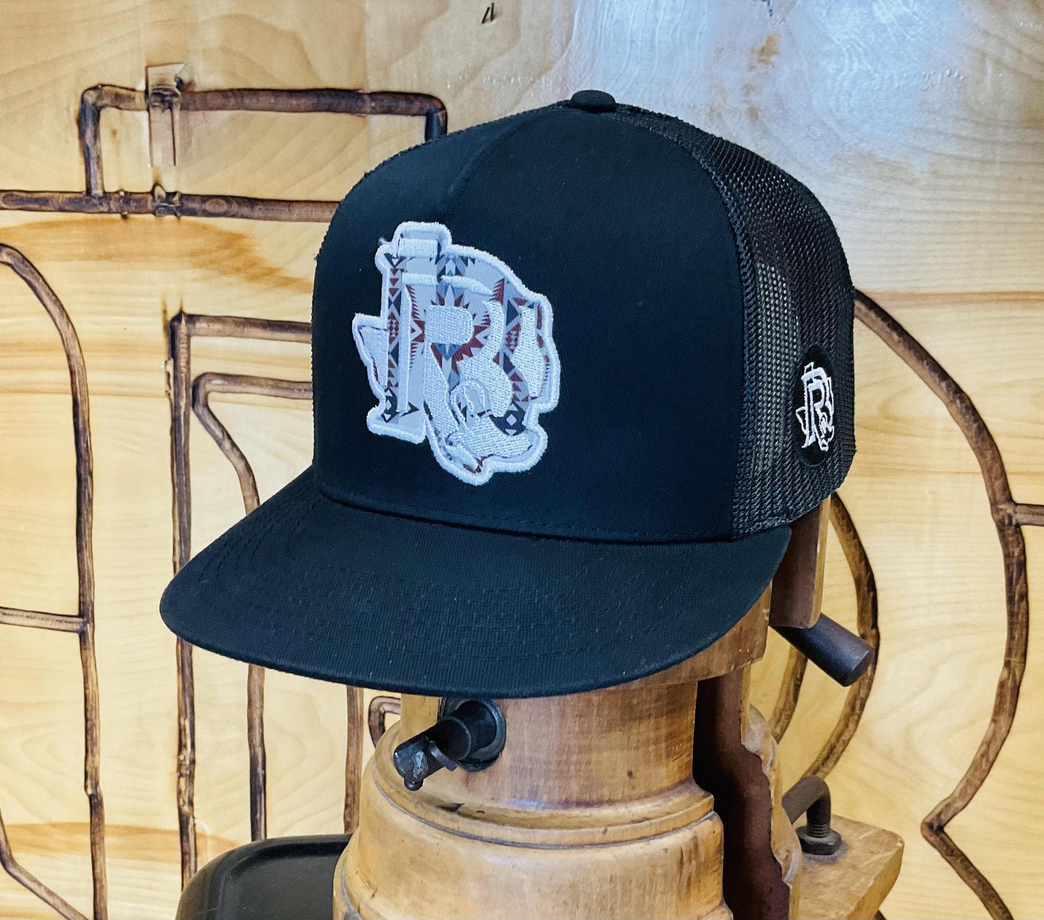 ‘’DANNY’’ |BR’S LOGO BLACK TRUCKER CAP