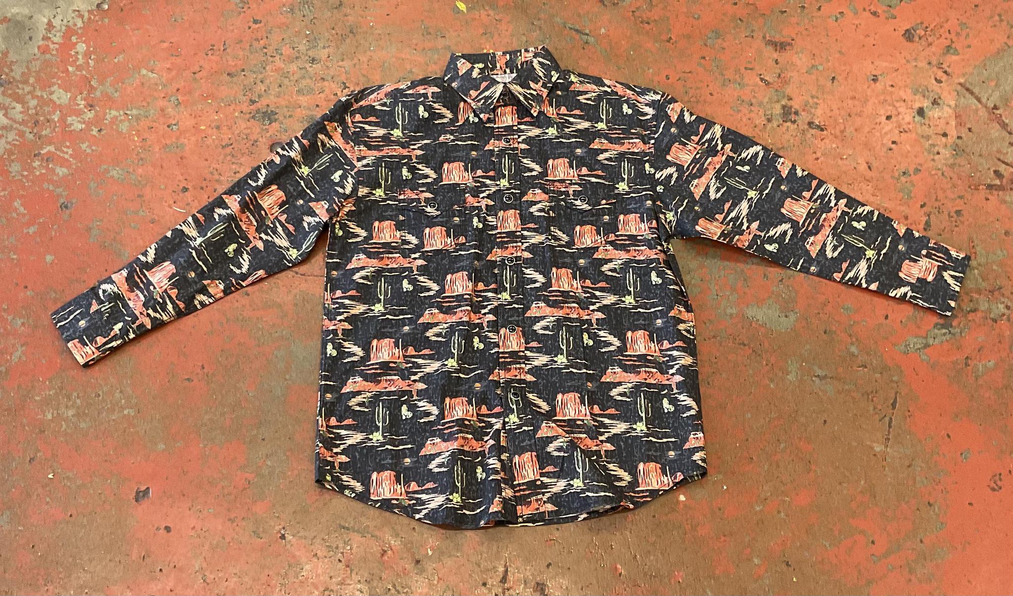 BOY’S ROCK N ROLL BUTTON UP (B8S8103)