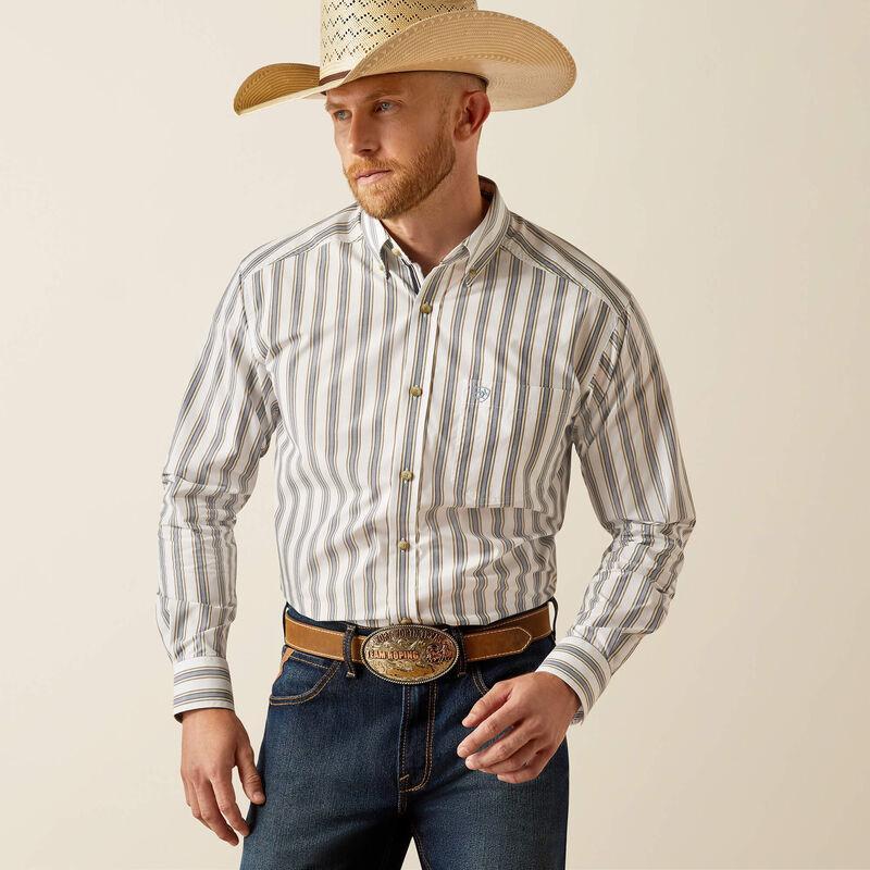 Ariat Men’s White Pro Series Cohen Classic fit Long Sleeve shirt | 10058973