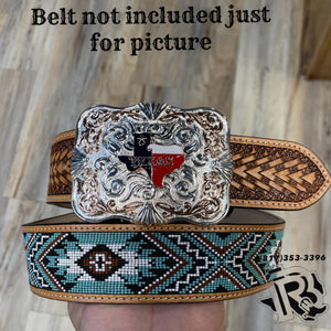 TEXAS “ BUCKLE SQUARE FOR WESTERN BELTS – Botas Rojero