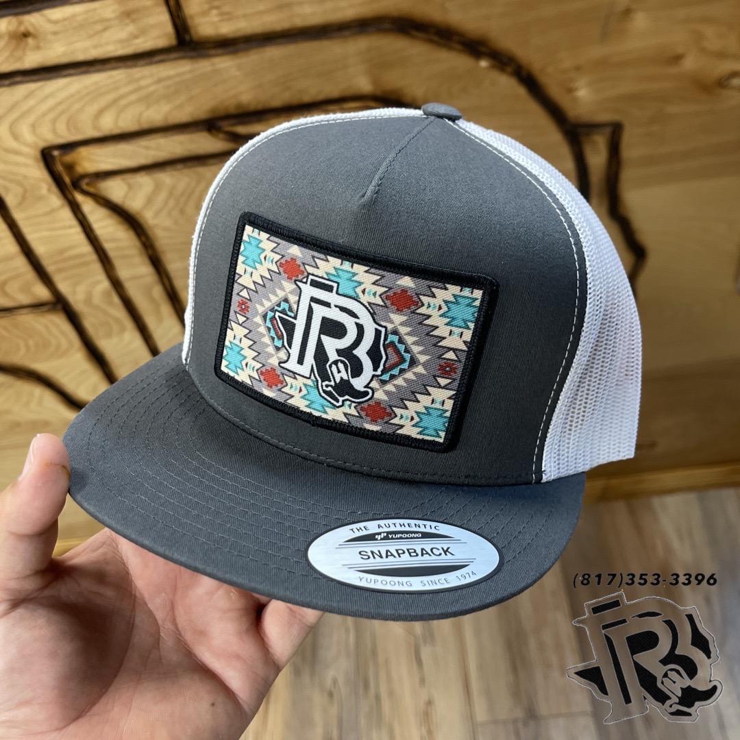 “ Anthony “ | WESTERN CAP BY BR AZTEC GREY/WHITE