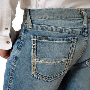 Mens ariat M7 Rocker Stretch Stirling Stackable Straight Leg Jean | 10031997 M7